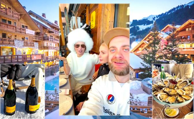 На фото: журналист Ксения Собчак и завсегдатай светской хроники Павел Камин.