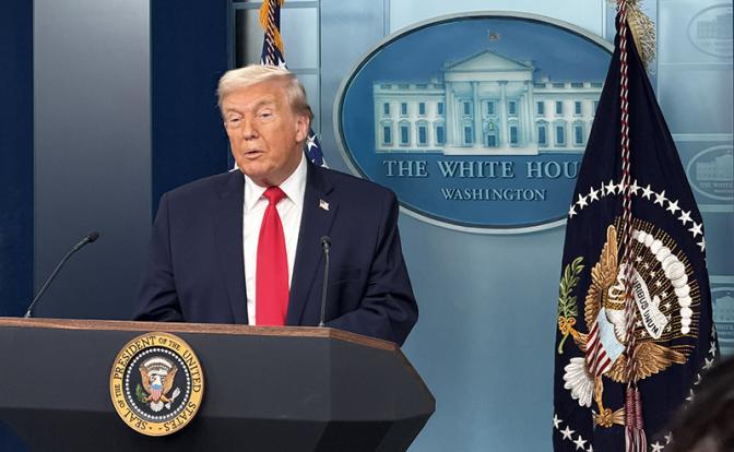 На фото: президент США Дональд Трамп