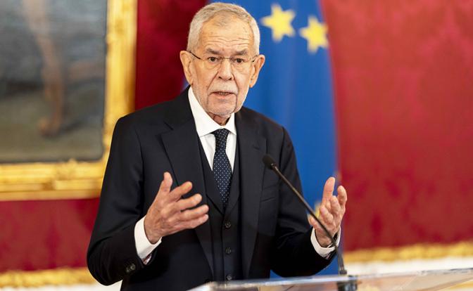 На фото: президент Австрии Александер Ван дер Беллен