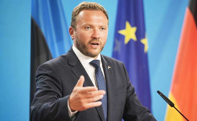 На фото: министр иностранных дел Эстонии Маргус Цахкна