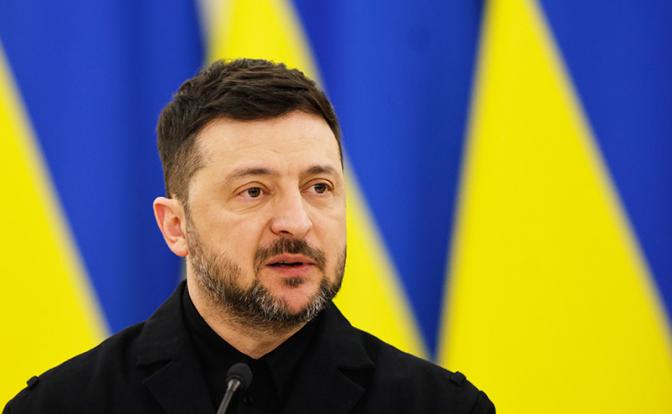 На фото: президент Украины Владимир Зеленский