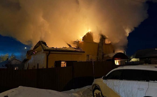 Атакован Старый Оскол, горят дома