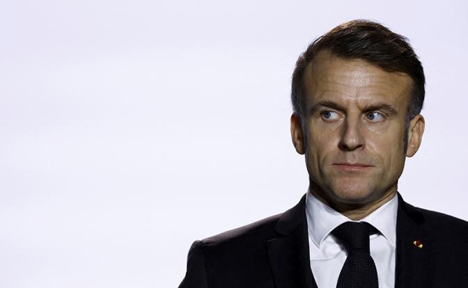 На фото: президент Франции Эммануэль Макрон