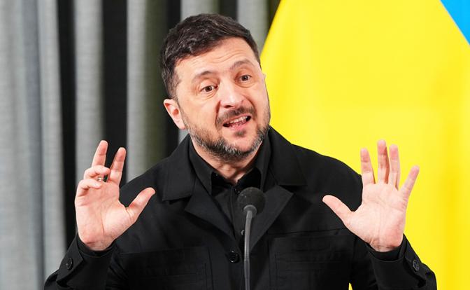 На фото: президент Украины Владимир Зеленский