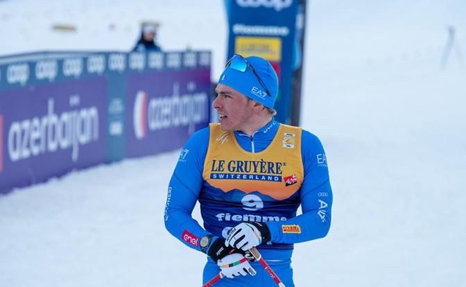 На фото: итальянский лыжник Элиа Барп