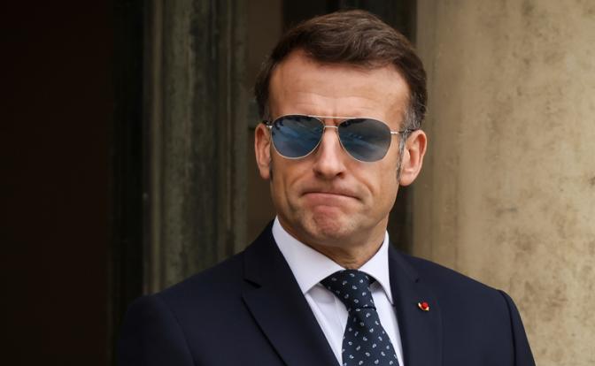 На фото: президент Франции Эмманюэль Макрон