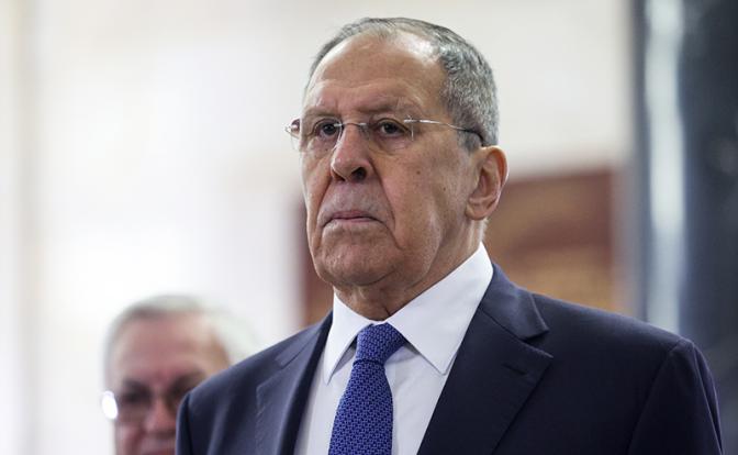 На фото: министр иностранных дел России Сергей Лавров