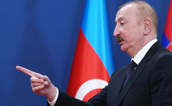 На фото: президент Азербайджана Ильхам Алиев