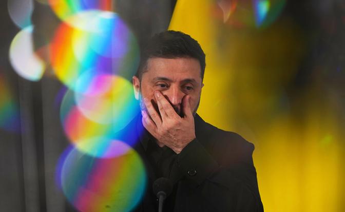 На фото: президент Украины Владимир Зеленский