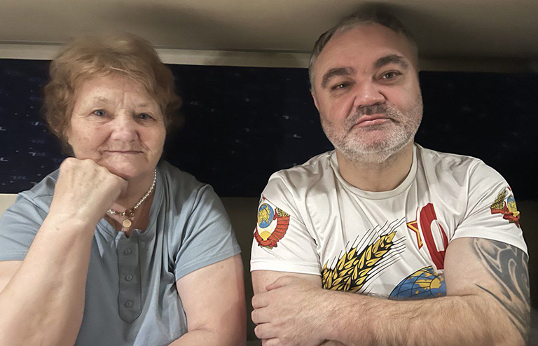 На фото: Любовь Смарыгина и Константин Рабецкий