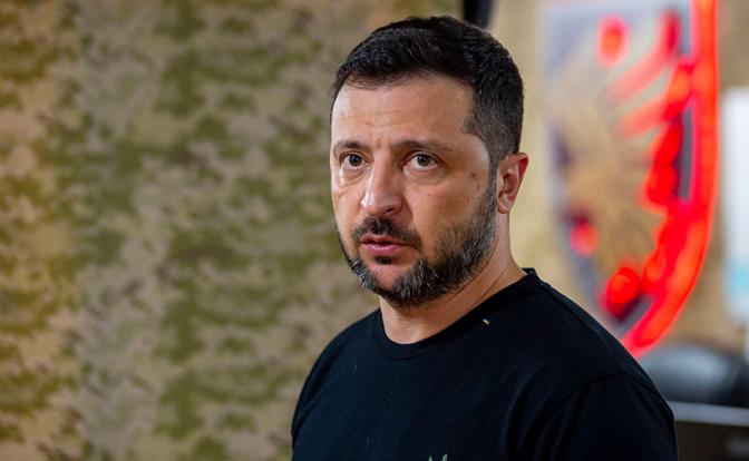 На фото: президент Украины Владимир Зеленский