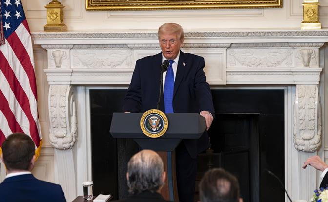 На фото: президент США Дональд Трамп