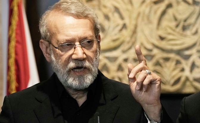 На фото: секретарь Высшего совета национальной безопасности Ирана Али Лариджани