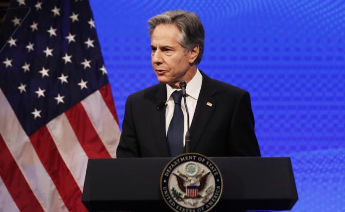 На фото: бывший госсекретарь США Энтони Блинкен
