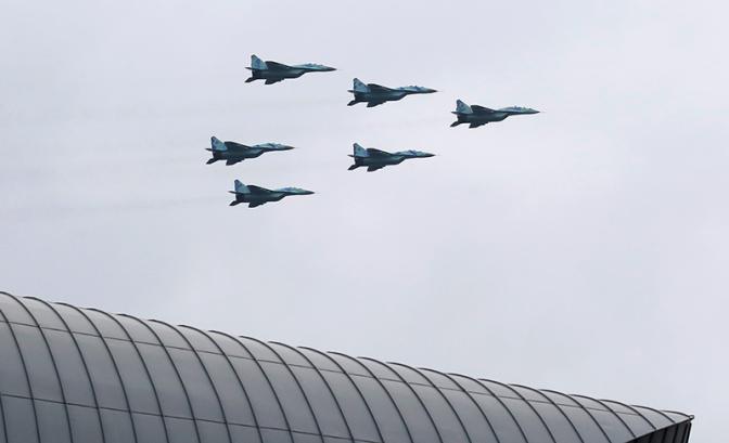 На фото: истребители МиГ-29 ВВС Азербайджана.