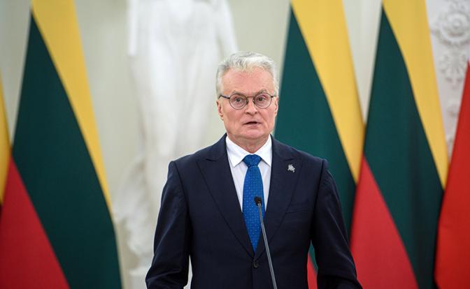 На фото: президент Литвы Гитанас Науседа
