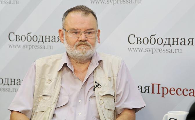 На фото: эксперт Фонда национальной и международной безопасности, полковник КГБ в отставке Олег Хлобустов.