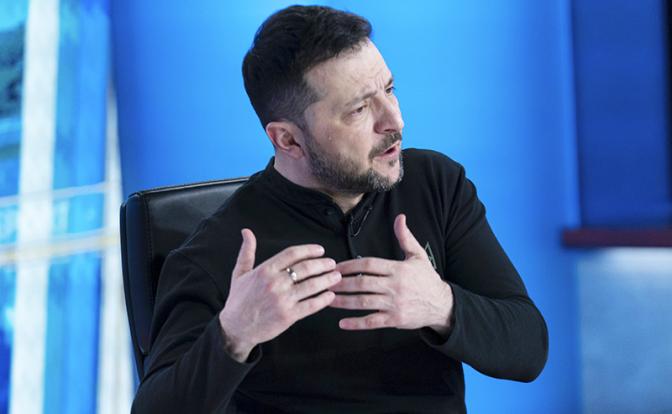 На фото: президент Украины Владимир Зеленский