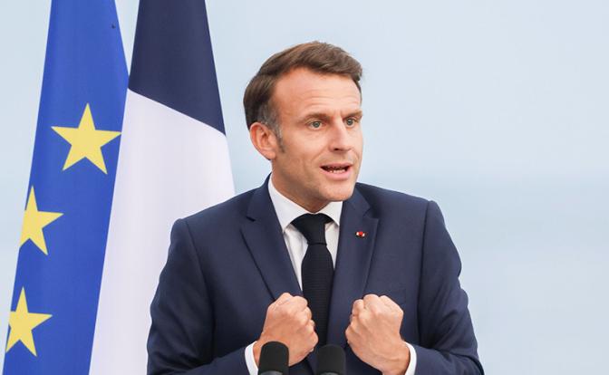 На фото: президент Франции Эммануэль Макрон.