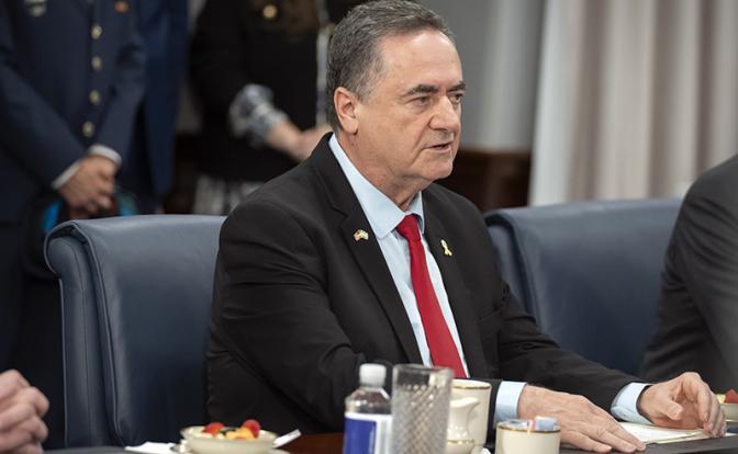 На фото: глава Минобороны Израиля Исраэль Кац.