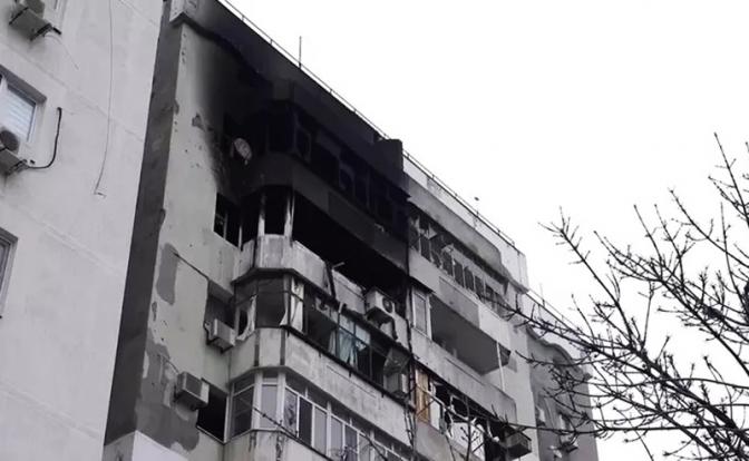 На фото: последствия атаки ВСУ на Новороссийск