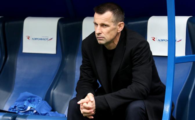 На фото: главный тренер "Зенита" Сергей Семак