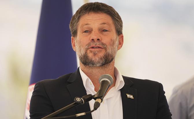 На фото: министр финансов Израиля Бецалель Смотрич