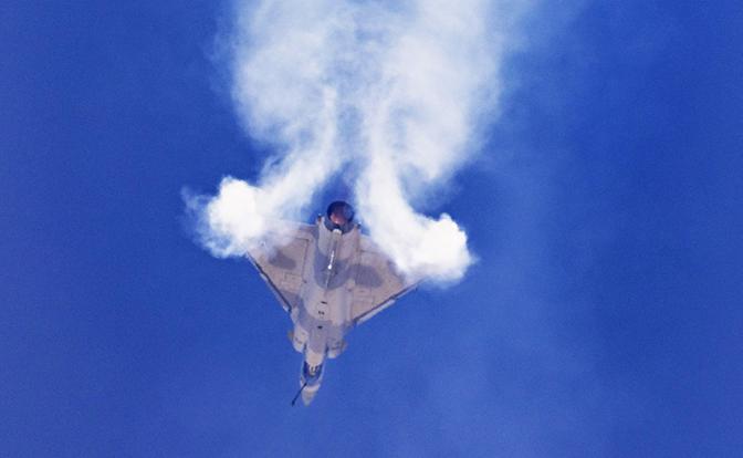 На фото:  многоцелевой истребитель Mirage