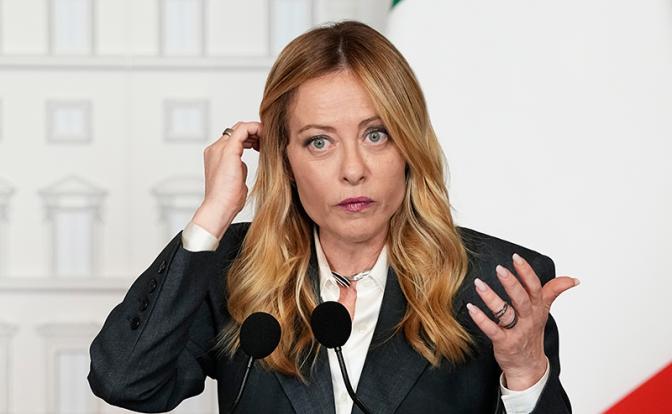 На фото: премьер-министр Италии Джорджа Мелони