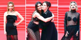 Учитель, Йовович, Деревянко, Зайцева, Воробьев: Фотографии с красной ковровой дорожки ММКФ - 2026