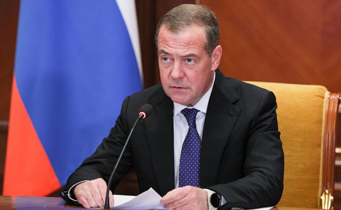 На фото: зампредседателя Совбеза России Дмитрий Медведев