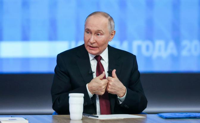 На фото: президент РФ Владимир Путин.