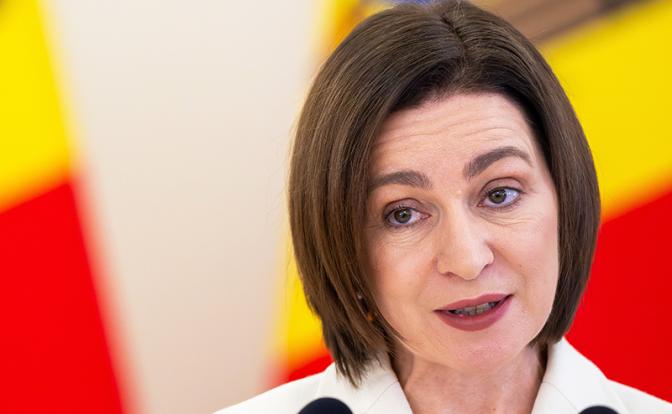 На фото: президент Молдавии Майя Санду