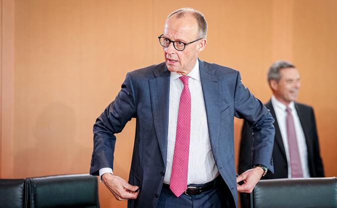 На фото: канцлер Германии Фридрих Мерц