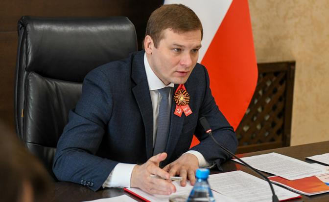 На фото: глава Хакасии Валентин Коновалов