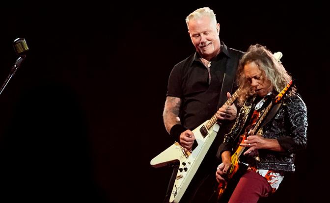 На фото: концерт Metallica в Афинах