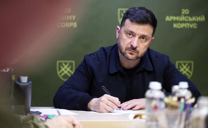 На фото: президент Украины Владимир Зеленский
