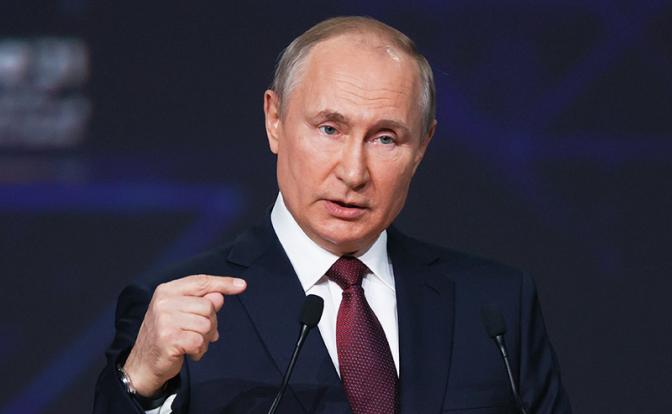 На фото: президент РФ Владимир Путин.