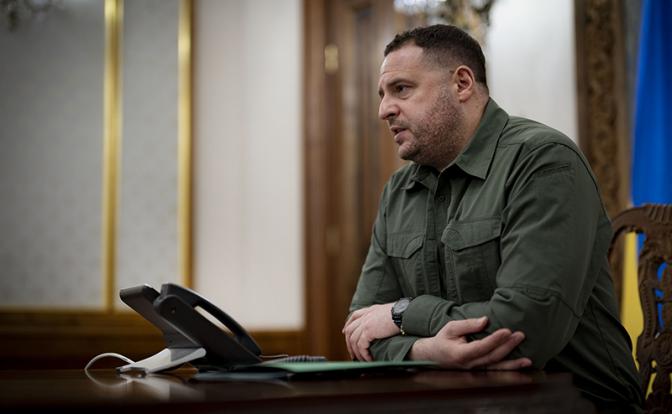 На фото: бывший глава офиса президента Украины Андрей Ермак
