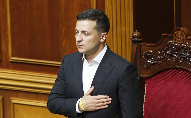 На фото: президент Украины Владимир Зеленский