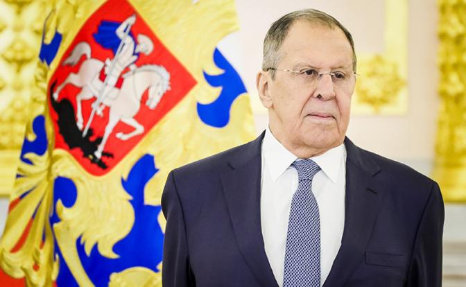 На фото: министр иностранных дел России Сергей Лавров.