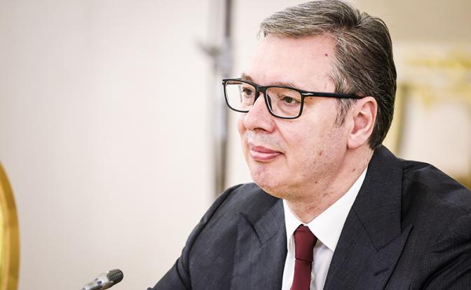 На фото: президент Сербии Александр Вучич