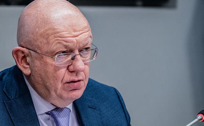 На фото: постоянный представитель России при ООН Василий Небензя