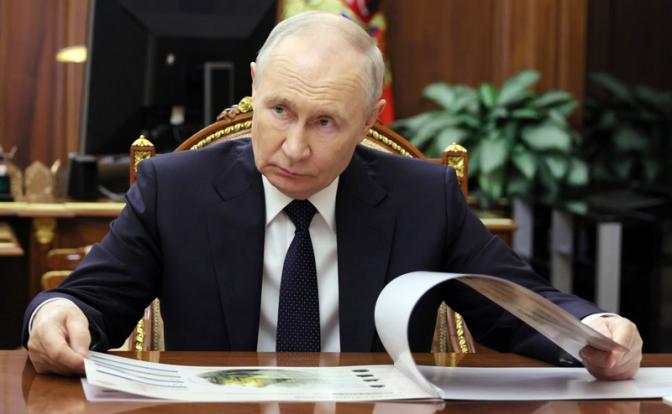 На фото: президент РФ Владимир Путин.