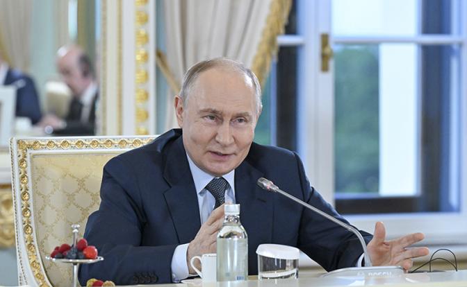На фото: президент РФ Владимир Путин