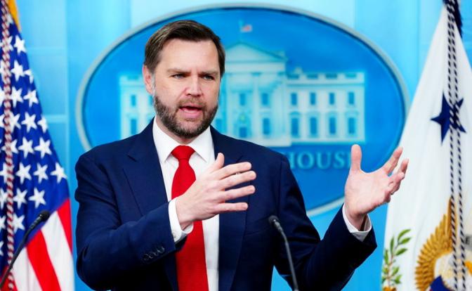 На фото: вице-президент США Джей Ди Вэнс.