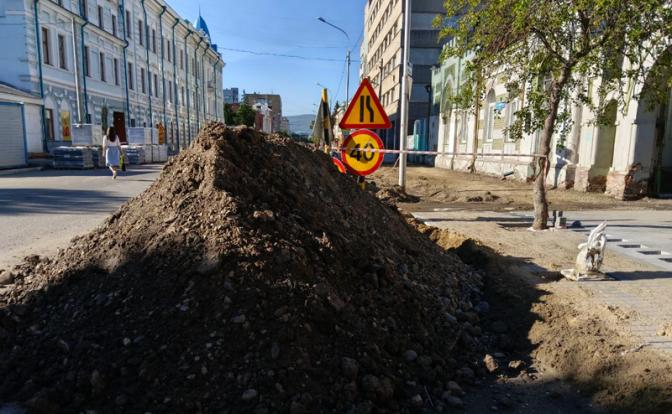 На фото: на улицах Красноярска.