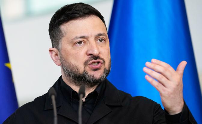 На фото: президент Украины Владимир Зеленский