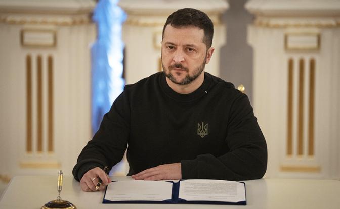 На фото: президент Украины Владимир Зеленский