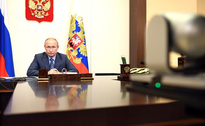 На фото: президент РФ Владимир Путин.